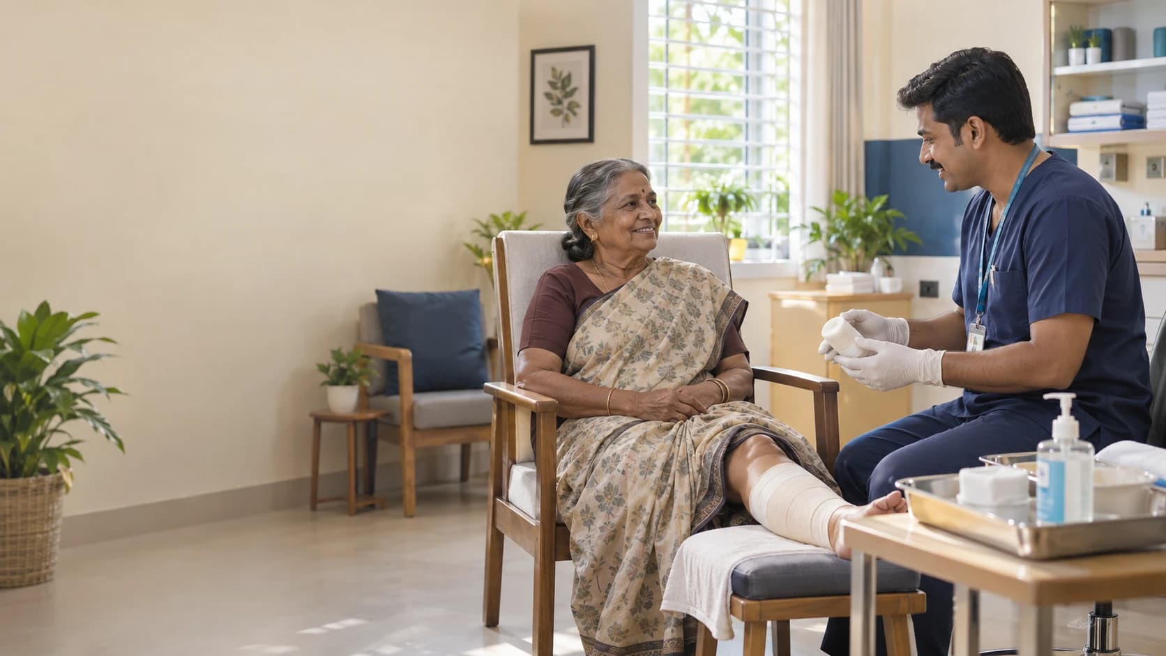 Chronic Wound care at Merina Medical Centre