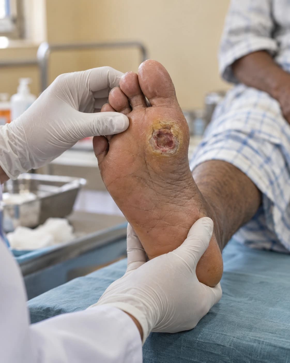 Diabetic Foot Ulcer supporting clinical detail at Merina Medical Centre