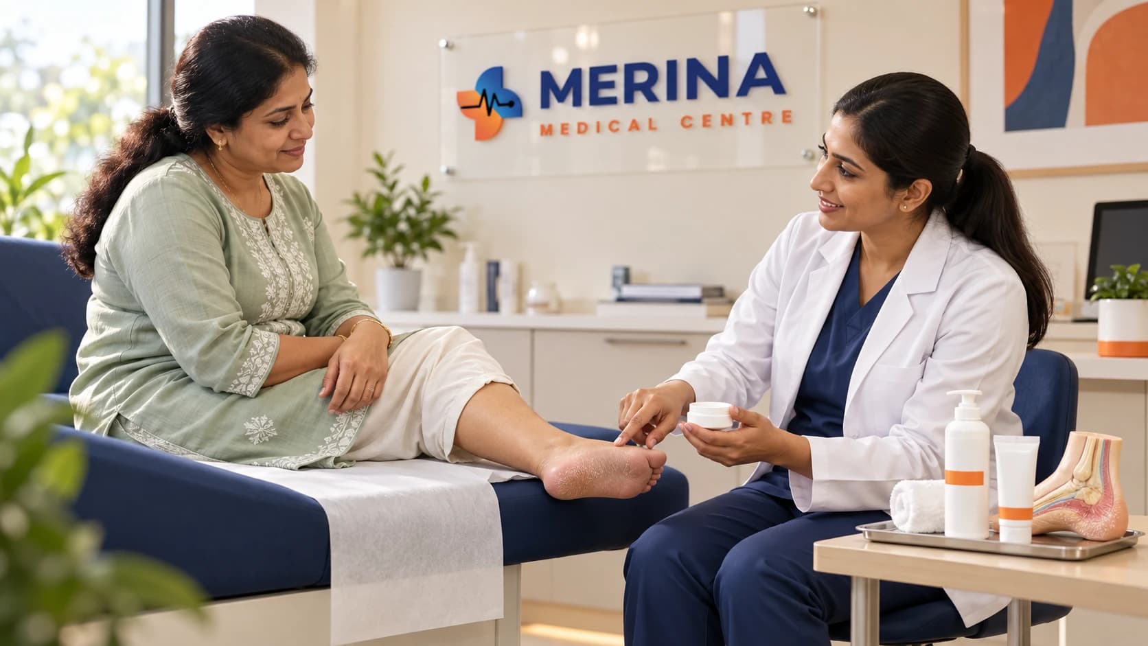 Cracked Heels & Heel Fissures care at Merina Medical Centre