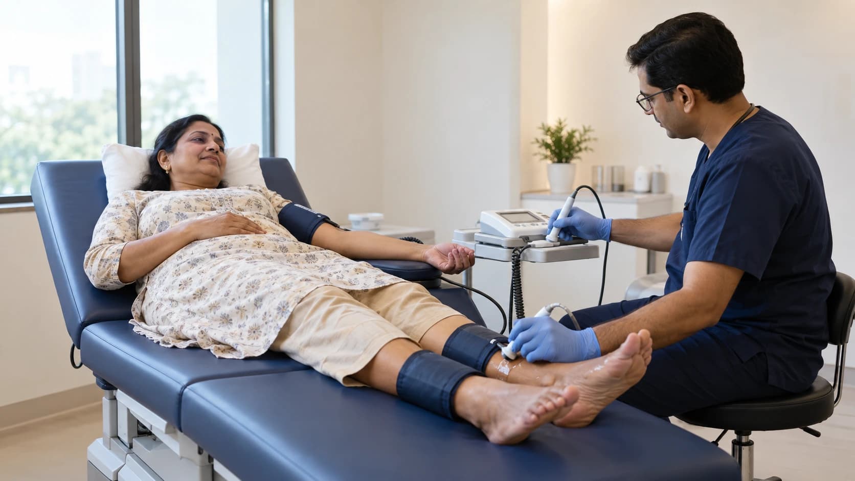 Ankle-Brachial Index (ABI) Test care at Merina Medical Centre