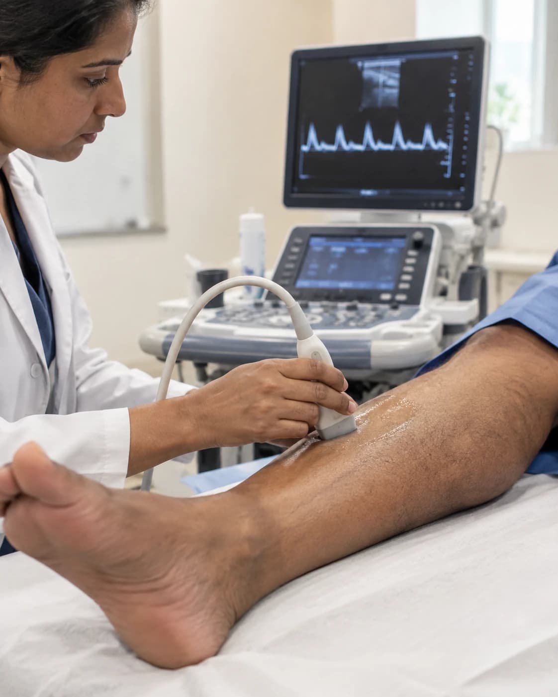 Arterial Doppler Scan supporting clinical detail at Merina Medical Centre