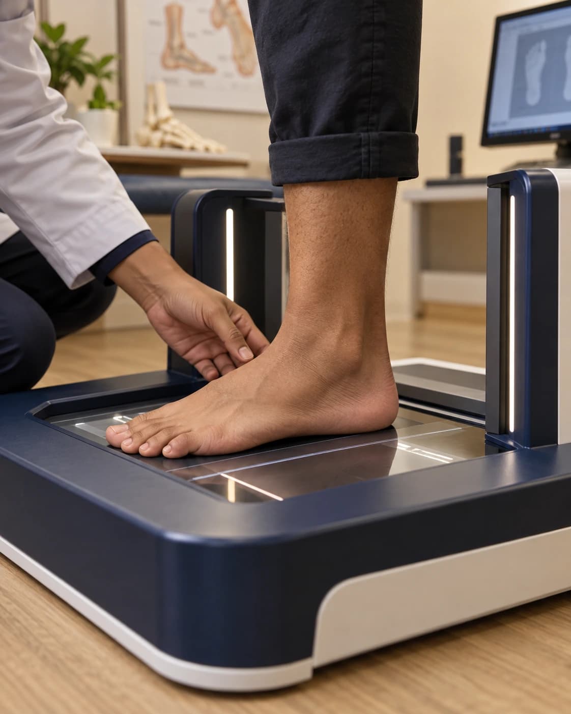 Foot Biometry Assessment supporting clinical detail at Merina Medical Centre