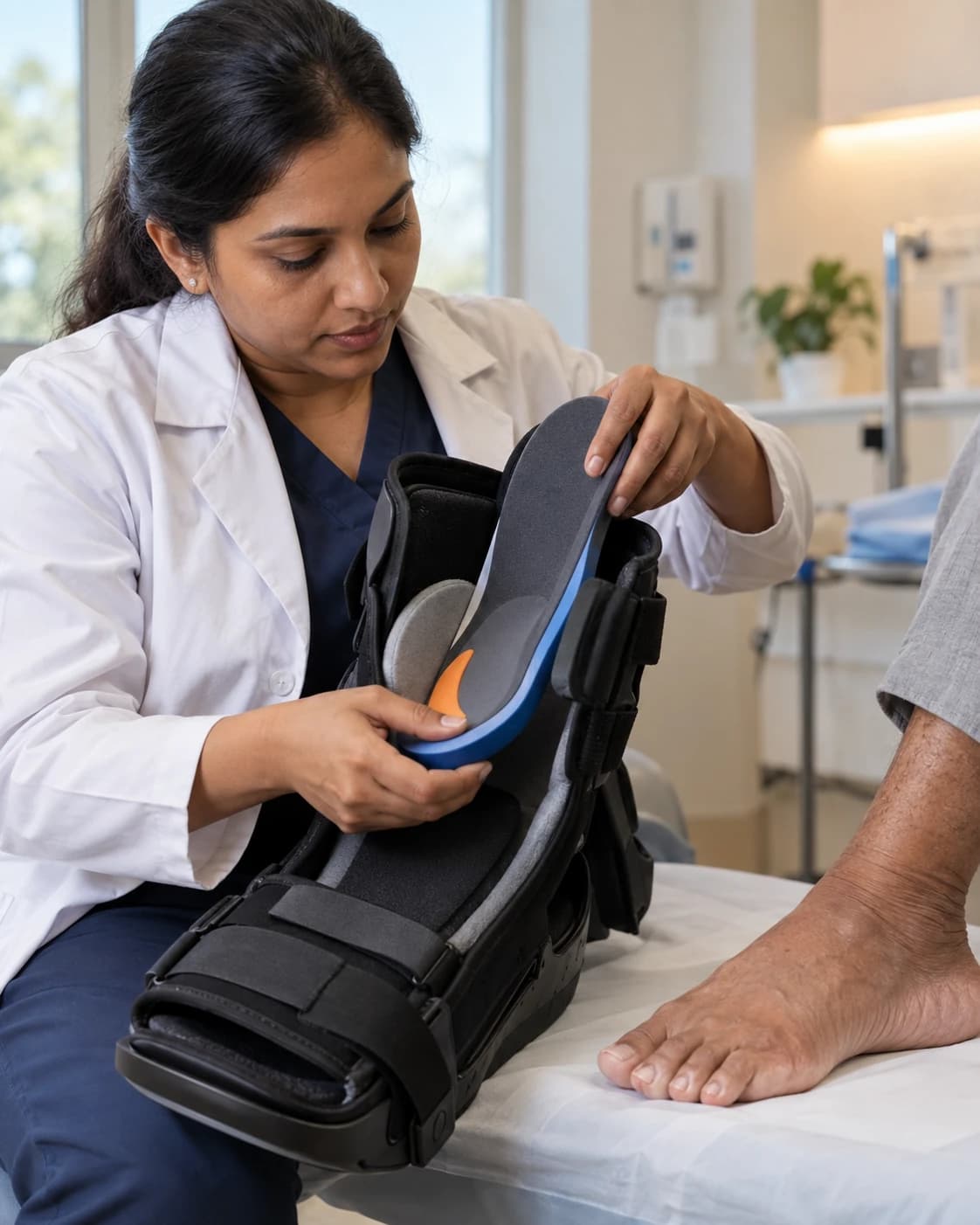 Offloading & Pressure Management supporting clinical detail at Merina Medical Centre