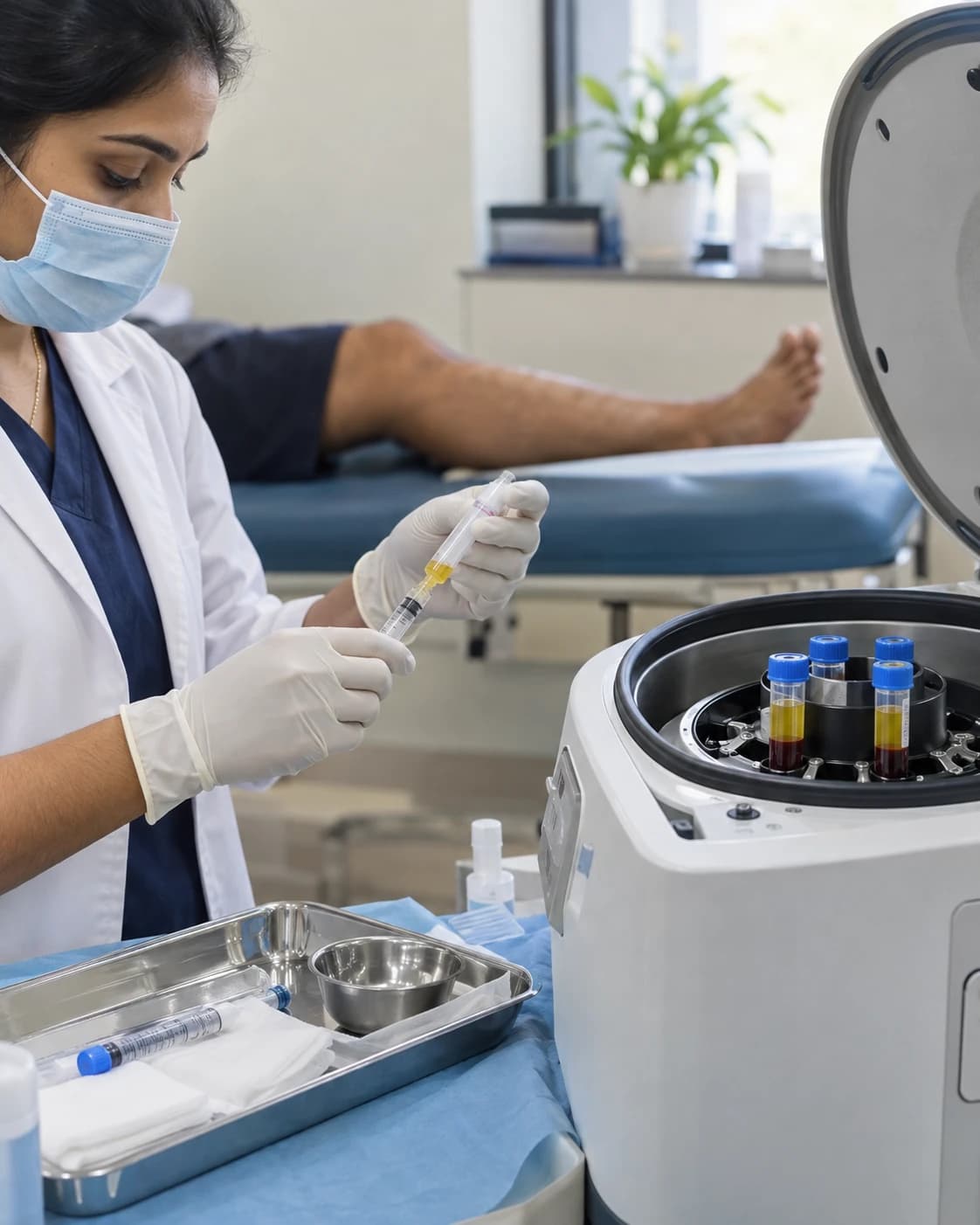 PRP Therapy Consultation supporting clinical detail at Merina Medical Centre