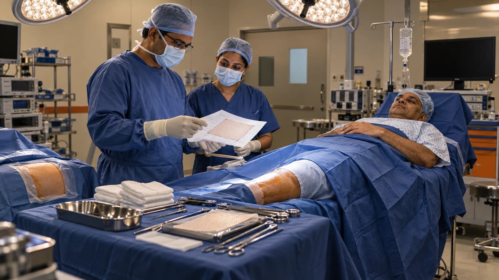 Skin Grafting care at Merina Medical Centre