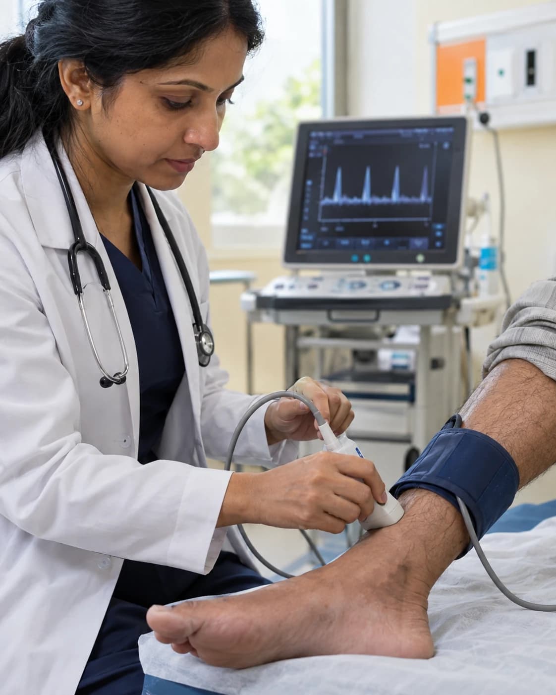 Vascular Assessment supporting clinical detail at Merina Medical Centre