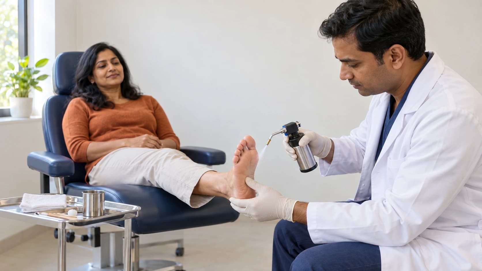 Foot Wart Treatment care at Merina Medical Centre