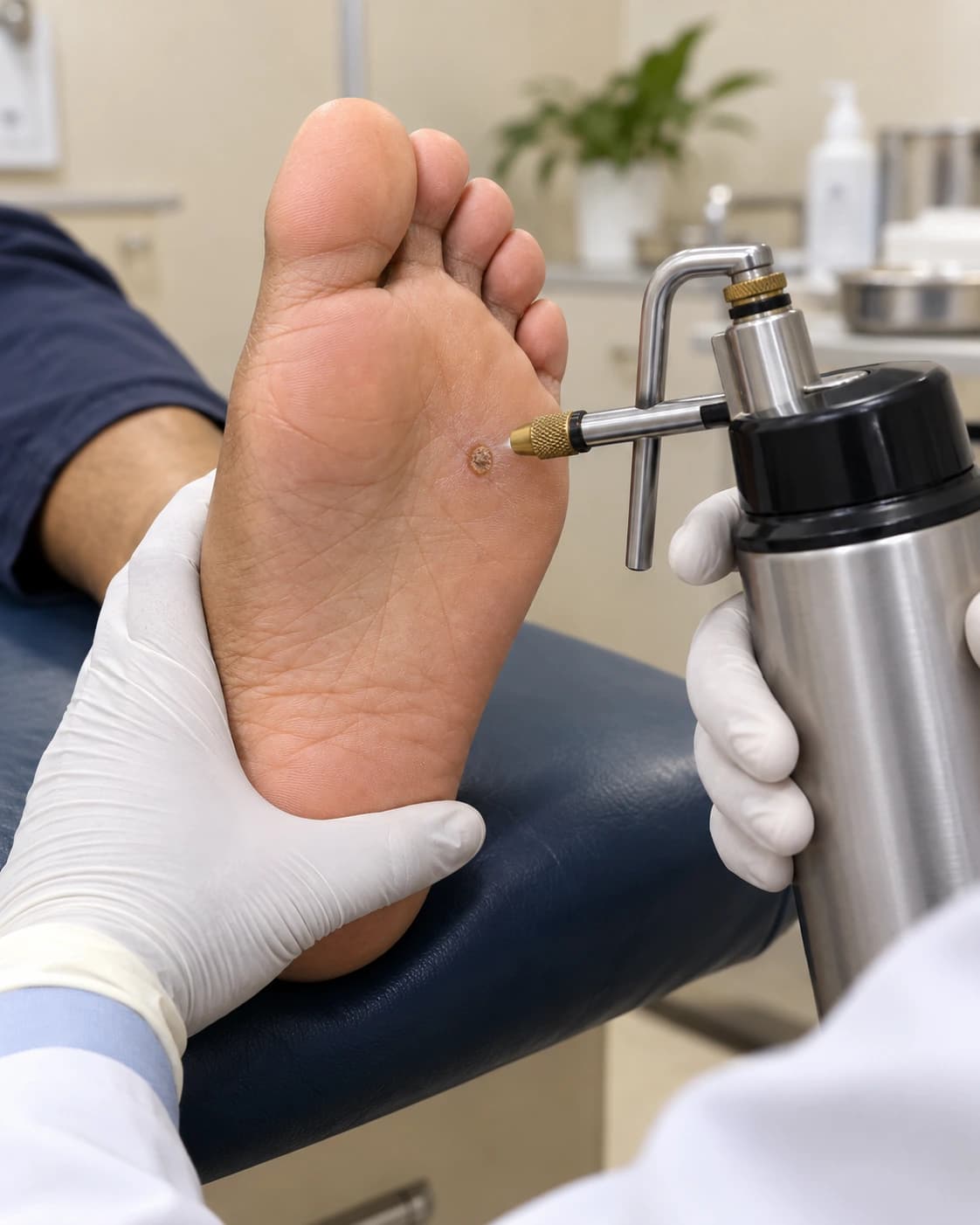 Foot Wart Treatment supporting clinical detail at Merina Medical Centre